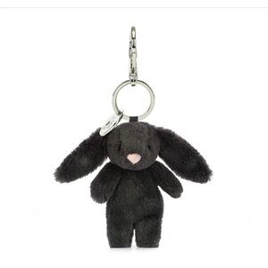 Jellycat Inky Bashful Bunny Bag Charm plush toy stuffed animal gift NWT